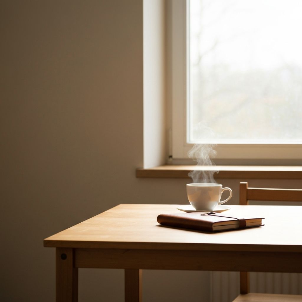 Poranny rytuał z dziennikiem